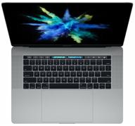 15.4" notebook apple macbook pro 15 mid 2017 2880x1800, intel core i7 2.8 ghz, ram 16 gb, lpddr3, amd radeon pro 555, macos, mptu2ru logo