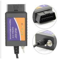 elm327 usb adapter with can bus switch for ford and mazda logo