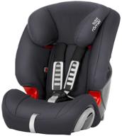 car seat group 1/2/3 (9-36 kg) britax roemer evolva 1-2-3, storm gray logo