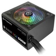 блок питания thermaltake smart rgb 500w (230v) черный логотип