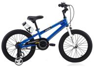 children's bike royal baby rb18b-6 freestyle 18 steel blue 18" (requires final assembly) logo