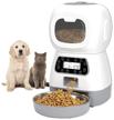 automatic feeder for cats and dogs 3.5l for dry food with voice recording and timer / food dispenser for cats and dogs logo