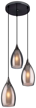 pendant chandelier eurosvet cosmic 50085/3 black pearl logo