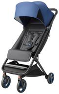 xiaomi mitu baby folding stroller stroller, blue, chassis color: black logo