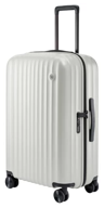 ninetygo scooter suitcase, polypropylene, corrugated surface, 38 l, white logo