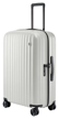 ninetygo scooter suitcase, polypropylene, corrugated surface, 38 l, white logo