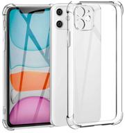 adv group / transparent case for iphone 11, shockproof with camera protection logo
