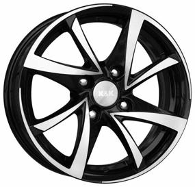 img 3 attached to Iguana K&K Wheel 5.5x14/4x108 D65.1 ET24, 6.64 kg, Diamond black