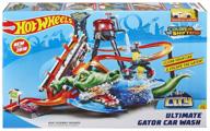 трек hot wheels city ultimate gator car wash ftb67 разноцветный логотип