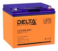 delta battery dtm 1240 l 12v 40 ah logo