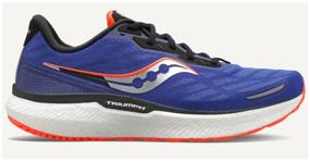 img 4 attached to Saucony TRIUMPH 19 M RU 40 UK 7 US 8 sneakers, sapphire/vizi red Running