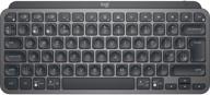 logitech mx keys mini wireless keyboard graphite english (iso) logo