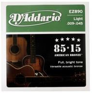 strings d "addario american bronze 85/15 acoustic 9-45 (ez890) logo