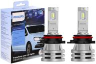 car lamp philips led headlight pro3101 hb3/hb4 9005/9006 6000k 12v/24v, pair 11005u3101x2 logo