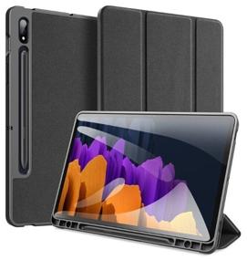 img 4 attached to Case book Dux Ducis for Samsung TAB S7 Plus (2020) 12.4" Domo black