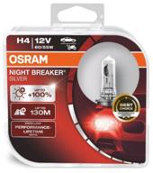 лампы osram h4 12v 60/55w night breaker silver +100% 64193nbs (2шт) логотип