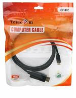 adapter cable usb3.1 type-cm --> dp(m) 4k@30hz, 1.8m, telecom logo