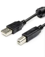 кабель для подключения принтера, мфу, оргтехники, usb 2.0, с фильтром, 3 метра cauthon логотип