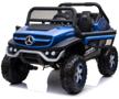 rivertoys mercedes-benz unimog concept buggy p555bp 4wd, blue gloss logo
