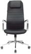 chair chair bureaucrat kb-9n/eco, wheels, eco-leather, black [kb-9n/eco/black] logo