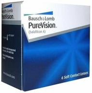 contact lenses bausch & lomb purevision, 6 pcs., r 8.3, d -2 logo