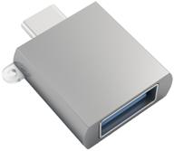 переходник/адаптер satechi type-c usb adapter, space gray логотип