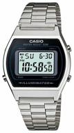 watch casio vintage b-640wd-1a, silver/black logo