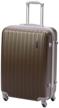 tevin suitcase, abs plastic, support feet on the side, waterproof, wear-resistant, 52 l, size s+, brown logo