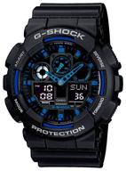 watch casio g-shock ga-100-1a2, black логотип
