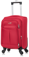 fabric suitcase amsterdam s 52x32x25 red logo