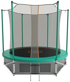 img 4 attached to Frame trampoline Yamota SMART 305cm (10ft) 305x305x248 cm, green