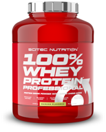 protein scitec nutrition 100% whey protein professional, 2350 gr., banana logo