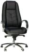 computer chair everprof drift lux m for executive, upholstery: genuine leather, color: black logo
