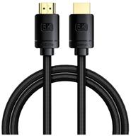 кабель baseus high definition series hdmi 8k to hdmi 8k adapter cable 2m - черный (cakgq-k01) логотип