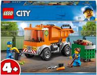 designer lego city 60220 garbage truck, 90 years old. logo