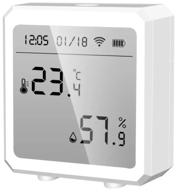 tuya - wi-fi temperature and humidity sensor with lcd display, clock and date логотип