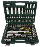 kraftool car tool set 27888-h108_z02, 108 pcs, green/silver логотип