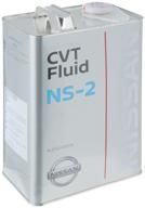 масло трансмиссионное nissan ns-2 cvt fluid, 4 л логотип