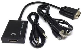img 4 attached to Converter ESPADA VGA + 3.5mm Audio to HDMI (HCV0201), 0.15 m, 1 pc., black
