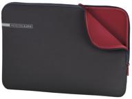 hama neoprene notebook sleeve 13.3 grey/red logo