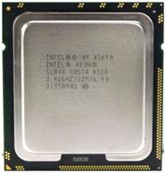 процессор intel xeon x5690 gulftown lga1366, 6 x 3460 мгц, oem логотип