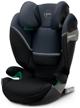 car seat group 2/3 (15-36 kg) cybex solution s i-fix, granite black logo