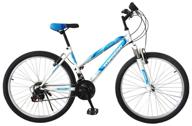 mountain bike (mtb) top gear style 26 (вн26431) white/blue 16" (requires final assembly) logo