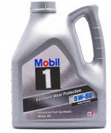 synthetic engine oil mobil 1 fs x1 5w-50, 4 l, 4 kg, 1 piece logo