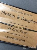 картинка 1 прикреплена к отзыву Браслет Дружбы в подарок для нее: Браслет Morse 👯 кода SANNYRA с бисером покрытым 14k золотом на шёлковой нити от Nestor Orbita