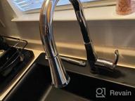 img 1 attached to Chrome Touchless Kitchen Faucet With Pull-Down Sprayer And Motion Sensor, Single-Handle For One Hole Or 3-Hole Deck Mount, Dual-Function Spray Head For Kitchen Sink review by Kenneth Foster