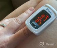 img 1 attached to Stay On Top Of Your Health With IProven Fingertip Pulse Oximeter & Heart Rate Monitor - OXI-27White review by Leandro Gray