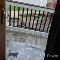 img 1 attached to Colorful Entrance Front Door Rug - Darkyazi 23.6" X 35.4", Funny Dog Design For Outdoors, Indoors, Bathroom, Kitchen, Bedroom, And Entryway Floor Mats. Non-Slip Rubber For Enhanced Safety. review by Josh Hamler