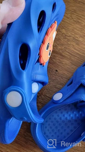 img 1 attached to 🦖 Dinosaur Garden Sandals for Toddler Boys - UBFEN Shoes review by Bobby Valadez