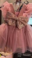 img 1 attached to KLFFLGID Bowknot Pageant Dresses Headwear: Adorable & Stylish Girls' Clothing review by Amanda Elmore